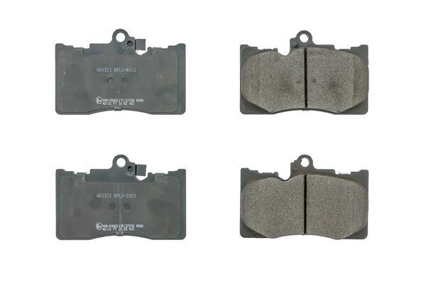 Jeu de 4 plaquettes de frein AISIN ref. BPLX-1001